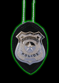 Police Badge on Chain
