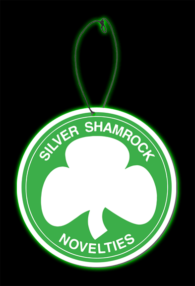 Silver Shamrock Scare Freshener