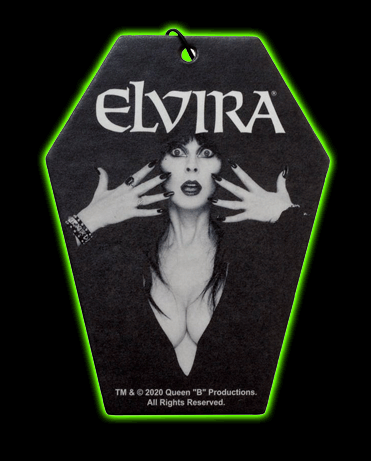 Kreepsville 666 Elvira Mistress of The Dark Coffin Gothic Air Freshener HWAFECC