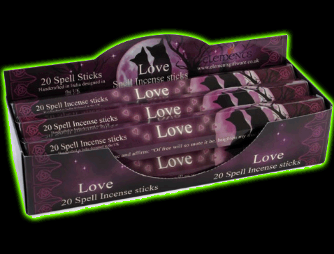 LOVE SPELL INCENSE STICKS