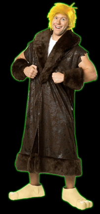 The Flintstones: Barney Rubble Mens Costume