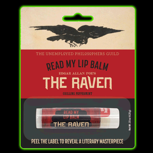 Poe's Raven Read My Lip Balm