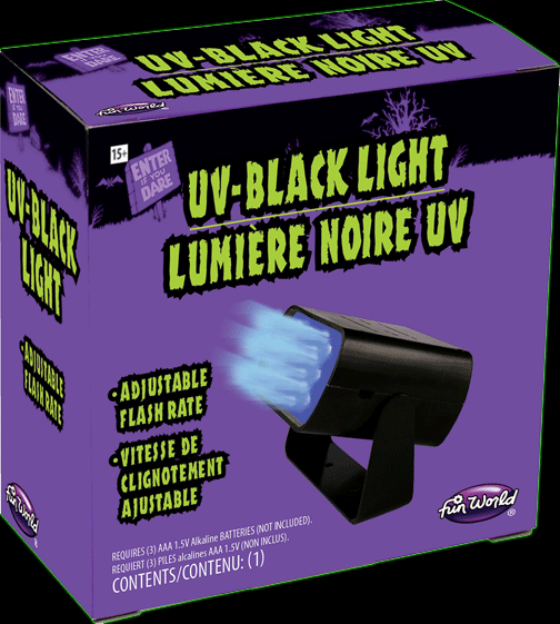LED Intense Adjustable Black Light Strobe Light