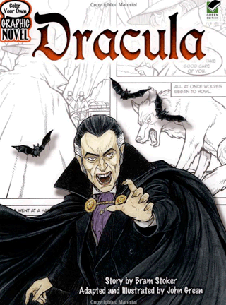 Dracula Graphic Novel Coloring Book