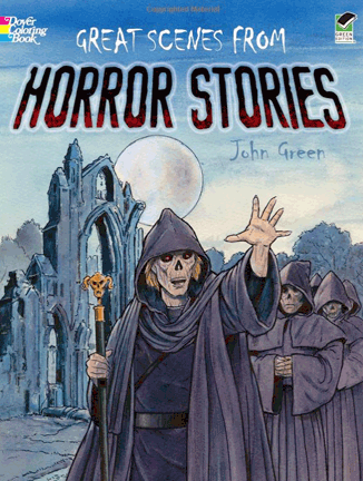 Great Scenes from Horror Stories Coloring Book