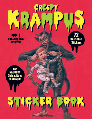 Krampus Sticker Book