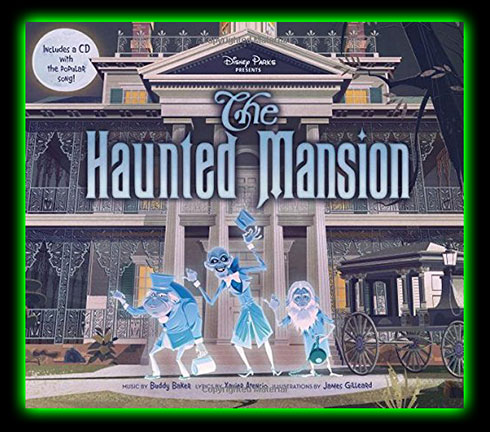 Disney Parks Presents: The Haunted Mansion Hardcover Book With CD