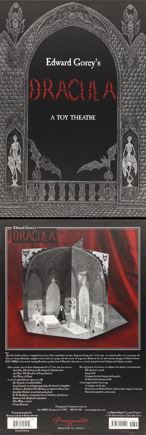 Edward Gorey's Dracula: A Toy Theatre: Die Cut Foldups and Foldouts Book