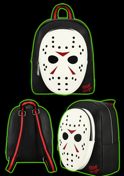 Friday the 13th Jason Glow In The Dark Mini Backpack<br>CLEARANCE! WAS $89.99, NOW $49.99!