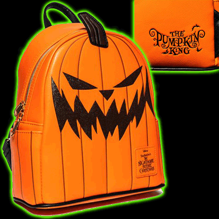 Nightmare Before Christmas Jack Skellington Pumpkin King Mini-Backpack