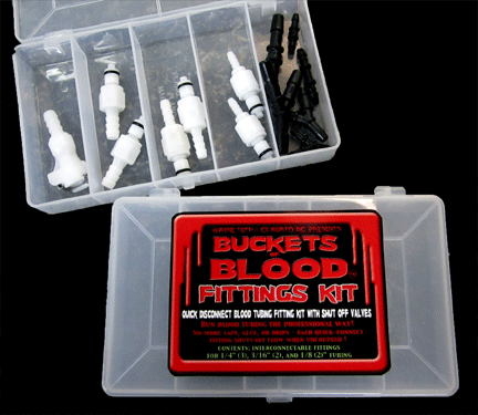 Buckets of Blood Tubing Fittings Kit