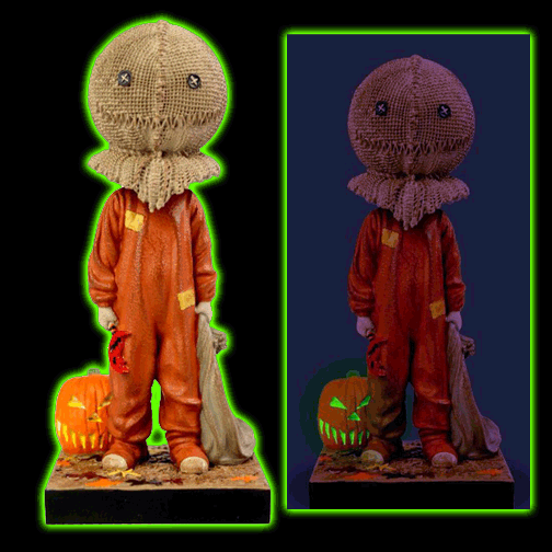 Trick r Treat Sam GLOW-IN-THE-DARK Bobblehead