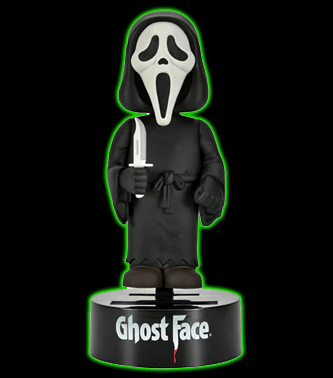 Ghost Face Solar Body Knocker