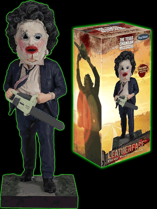 The Texas Chainsaw Massacre Leatherface Pretty Woman Mask Collectible Bobblehead Statue