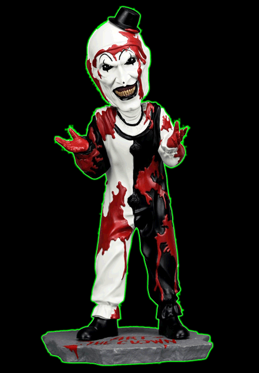 Terrifier Art the Clown Head Knocker Bobblehead