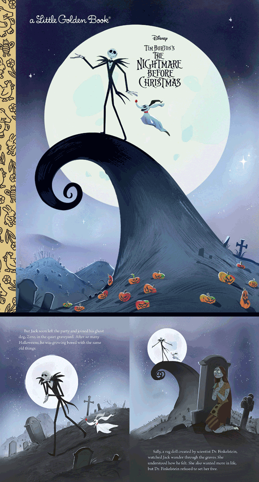 The Nightmare Before Christmas Little Golden Book