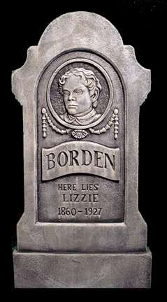 Lizzie Borden Tombstone<p>IN-STORE PURCHASE ONLY