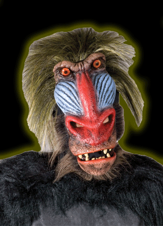 Baboon Mouth Moving Mask