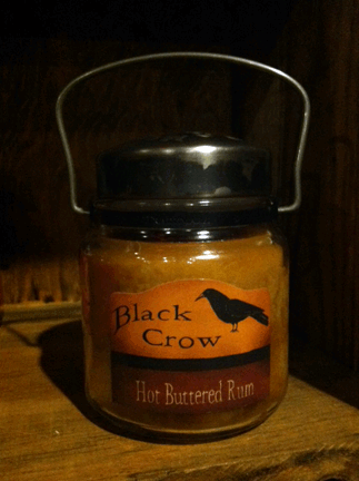 Black Crow Hot Buttered Rum Scented Candle - 16oz. Jar