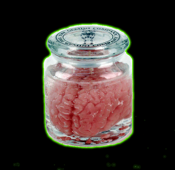 Brain in Jar Candle
