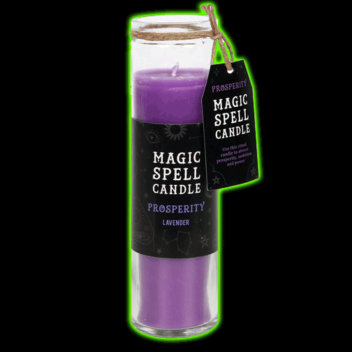 PROSPERITY MAGIC SPELL CANDLE - LAVENDER