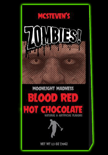 ZOMBIES! BLOOD RED HOT CHOCOLATE
