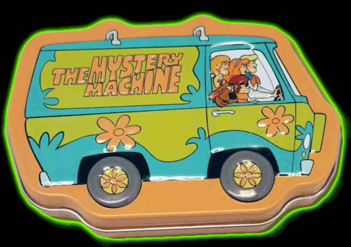 Scooby-Doo MYSTERY MACHINE Candy Tin