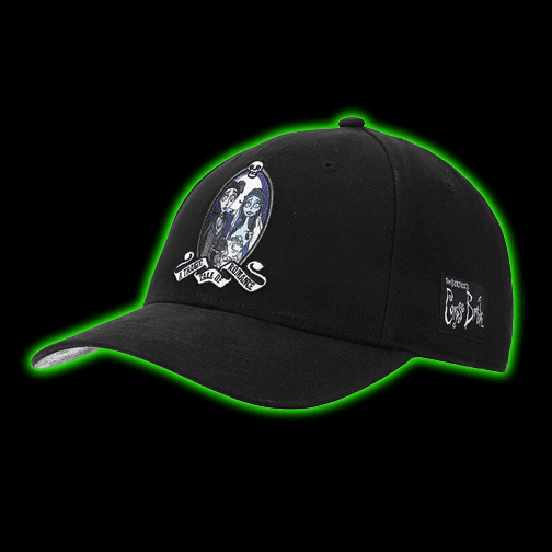 Tim Burtons Corpse Bride Emily & Victor Embroidered Hat