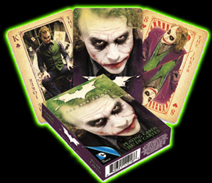 The Dark Night Heath Ledger Joker Playing Cards