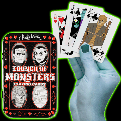 COUNCIL OF MONSTERS PLAYING CARDS