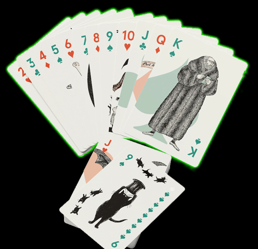 Edward Gorey Playing Cards