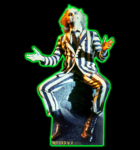 Beetlejuice Cardboard Standup