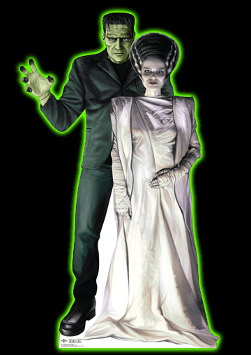 Frankenstein & His Bride Cardboard Cutout Standee