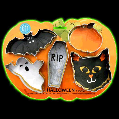 HALLOWEEN COOKIE 5 PC CUTTER SET