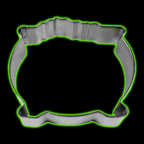 POT O GOLD/CAULDRON COOKIE CUTTER (3.5″)