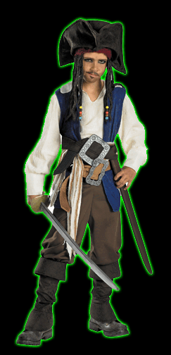 POTC: Deluxe Jack Sparrow Kids Costume