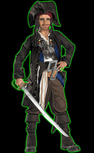 POTC: Prestige Jack Sparrow Kids Costume