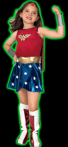 Childrens Deluxe Wonderwoman Costume