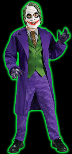 Childrens Deluxe Joker Costume