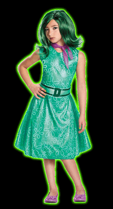 CLEARANCE: Inside Out: Disgust Kids Costume <BR> WAS:45.99, NOW:16.99