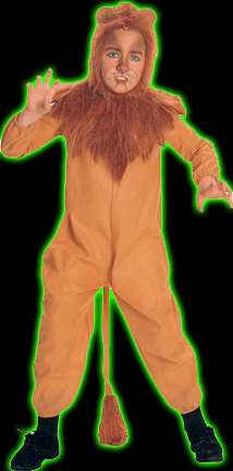 Wizard of Oz Cowardly Lion Children's Costume