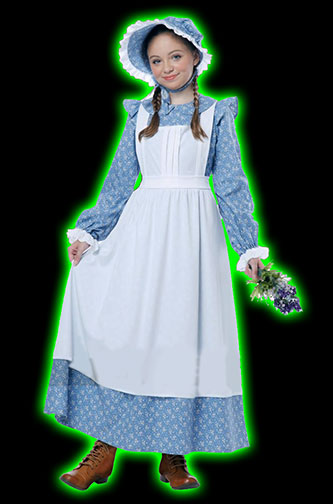 Kids Pioneer Girl Costume