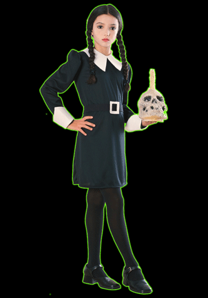 The Addams Family: Wednesday Addams Kids Costume