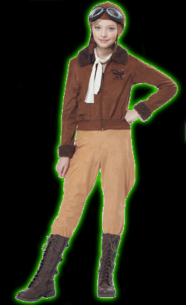 Amelia Earhart Kids Costume