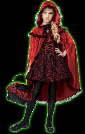 Deluxe Red Riding Hood Kids Costume