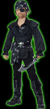 Skull Island Pirate Kids Costume