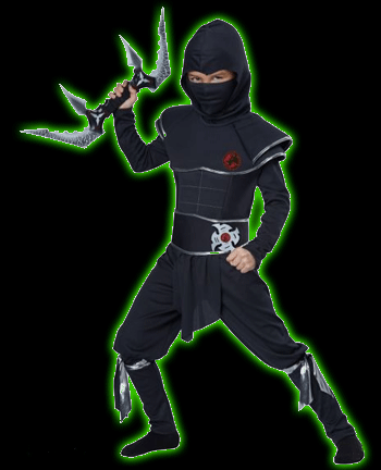 Ninja Warrior Kids Costume