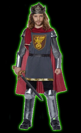 Medieval King/King Arthur Kids Costume