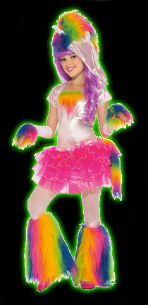 Rainbow Unicorn Kids Costume