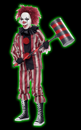 Nightmare Clown Boys Costume